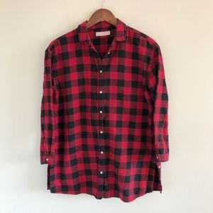 ZARA Kids Buffalo Check Plaid Tunic 13-14 School